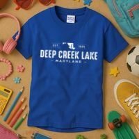 Deep Creek Lake Maryland Kids T-Shirt thumb 3