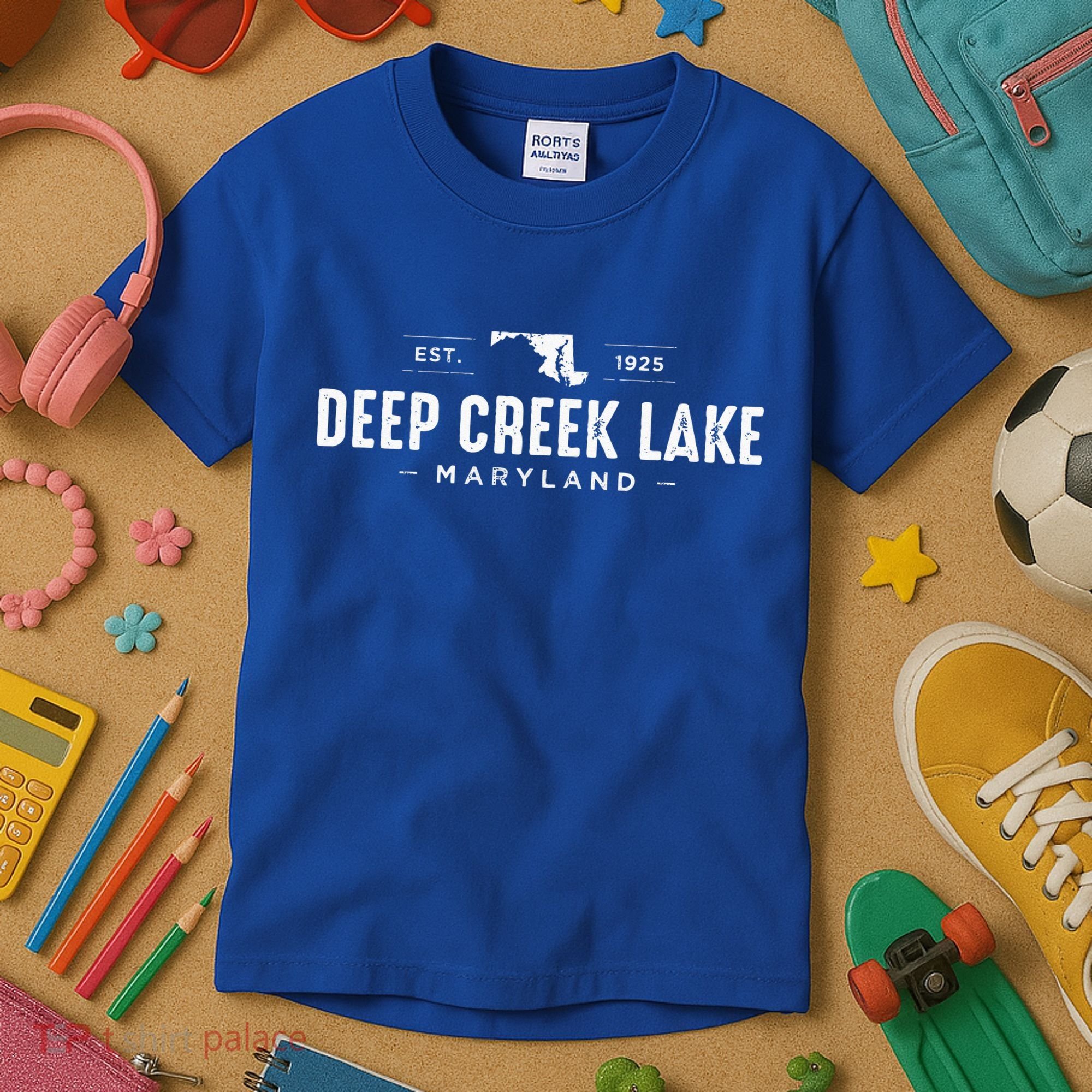 Deep Creek Lake Maryland Kids T-Shirt