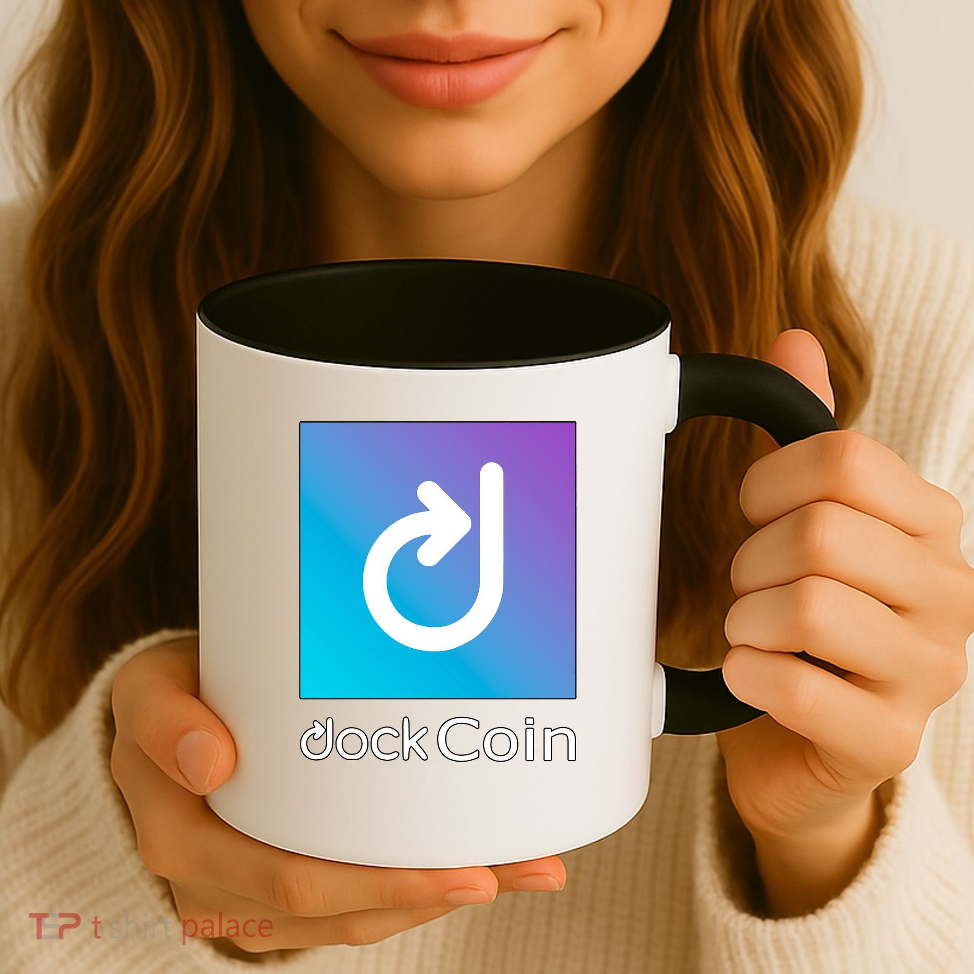 Dock Coin Logo Coffee Mug