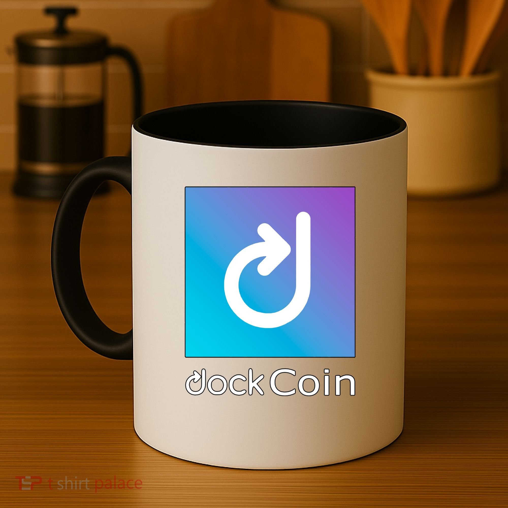 Dock Coin Logo Coffee Mug