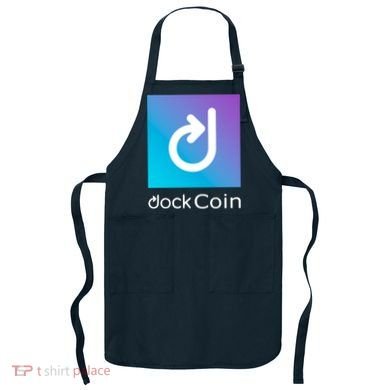 Dock Coin Logo Apron