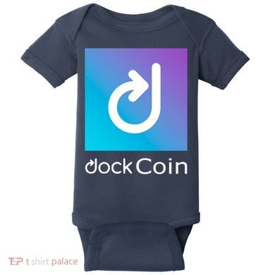 Dock Coin Logo Baby Bodysuit