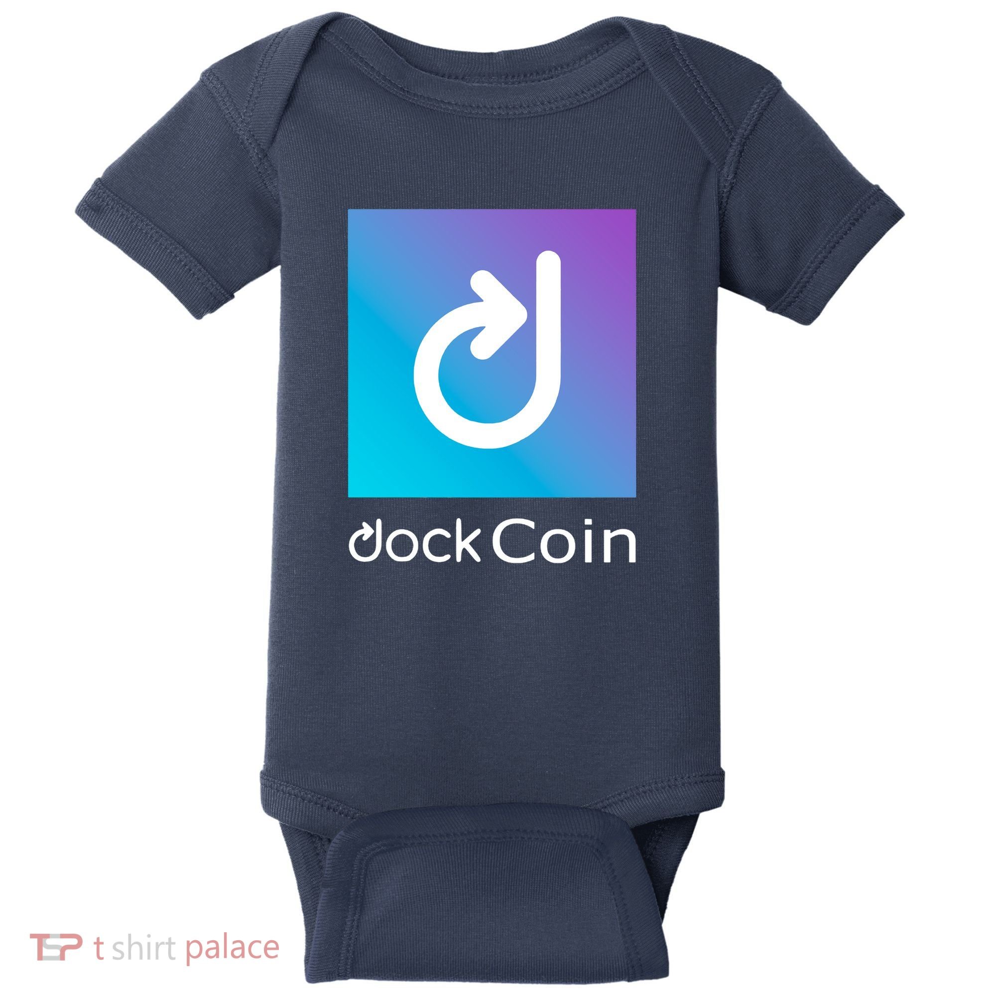 Dock Coin Logo Baby Bodysuit