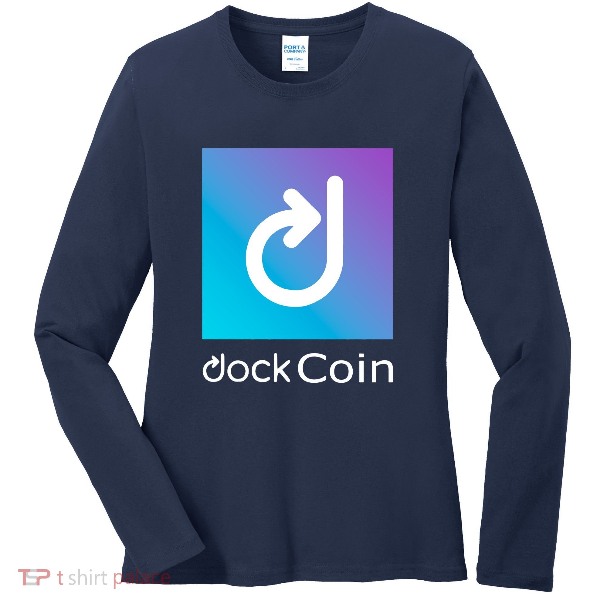 Dock Coin Logo Women's Long Sleeve Shirt