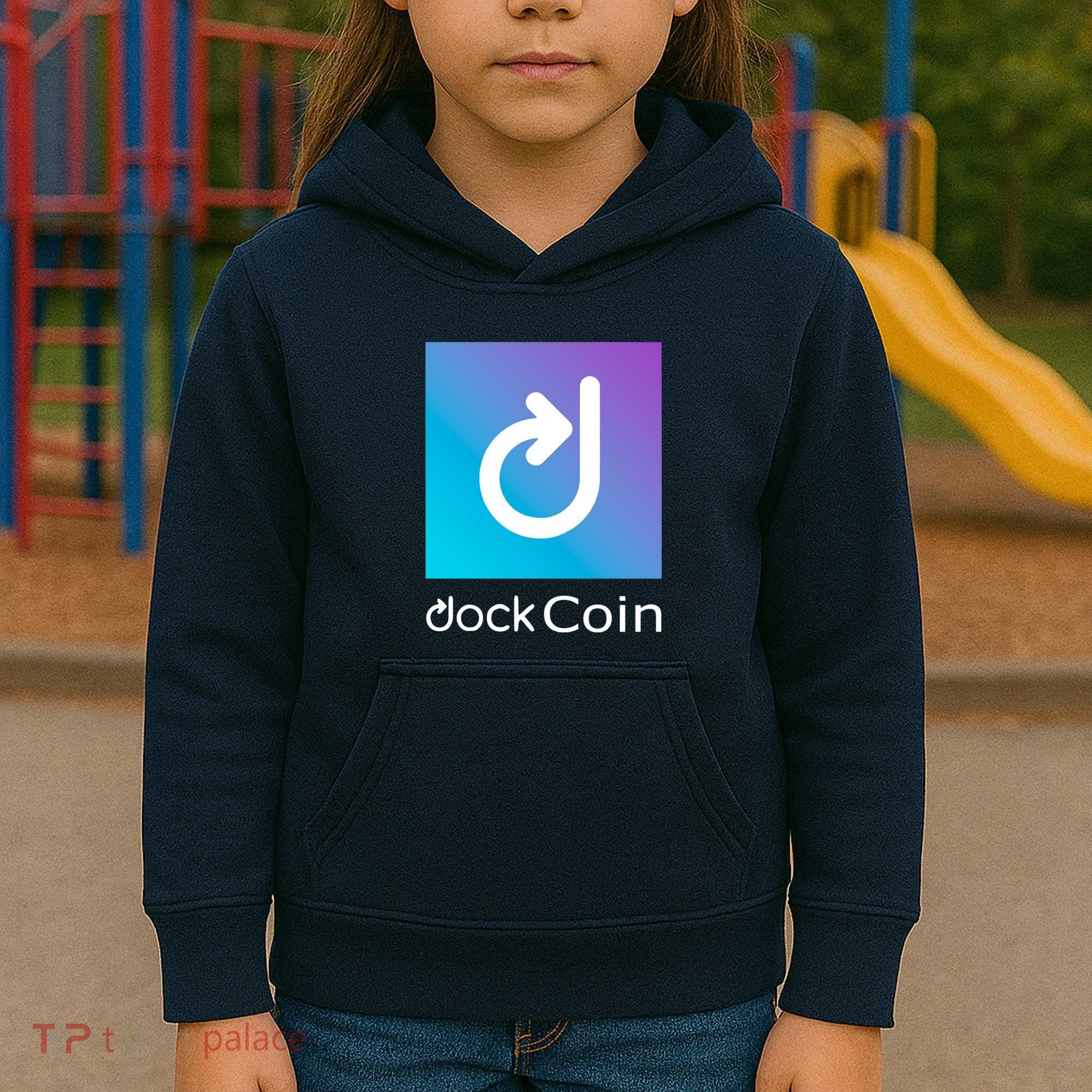 Dock Coin Logo Kids Hoodie