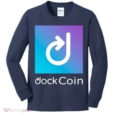 Dock Coin Logo Kids Long Sleeve Shirt