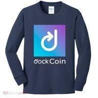 Dock Coin Logo Kids Long Sleeve Shirt thumb 0