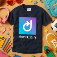 Dock Coin Logo Kids T-Shirt thumb 3