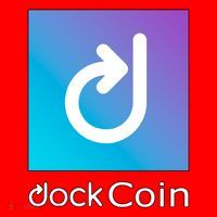 Dock Coin Logo Santa Hat thumb 1