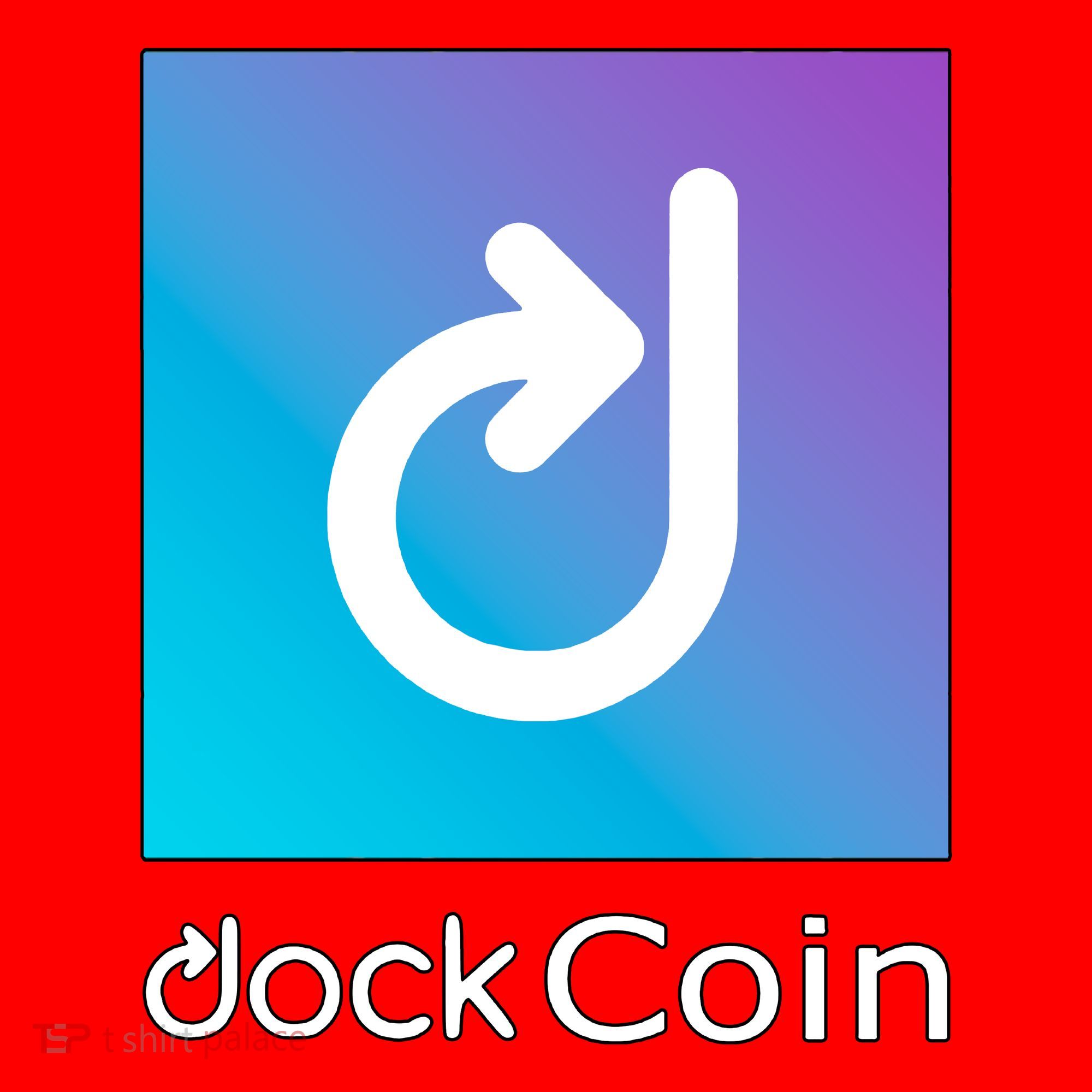 Dock Coin Logo Santa Hat