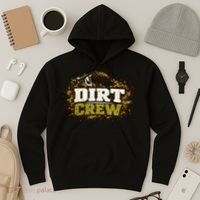 Dirt Crew Lawncare Landscape Business Logo Hoodie thumb 3
