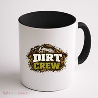Dirt Crew Lawncare Landscape Business Logo Coffee Mug thumb 1
