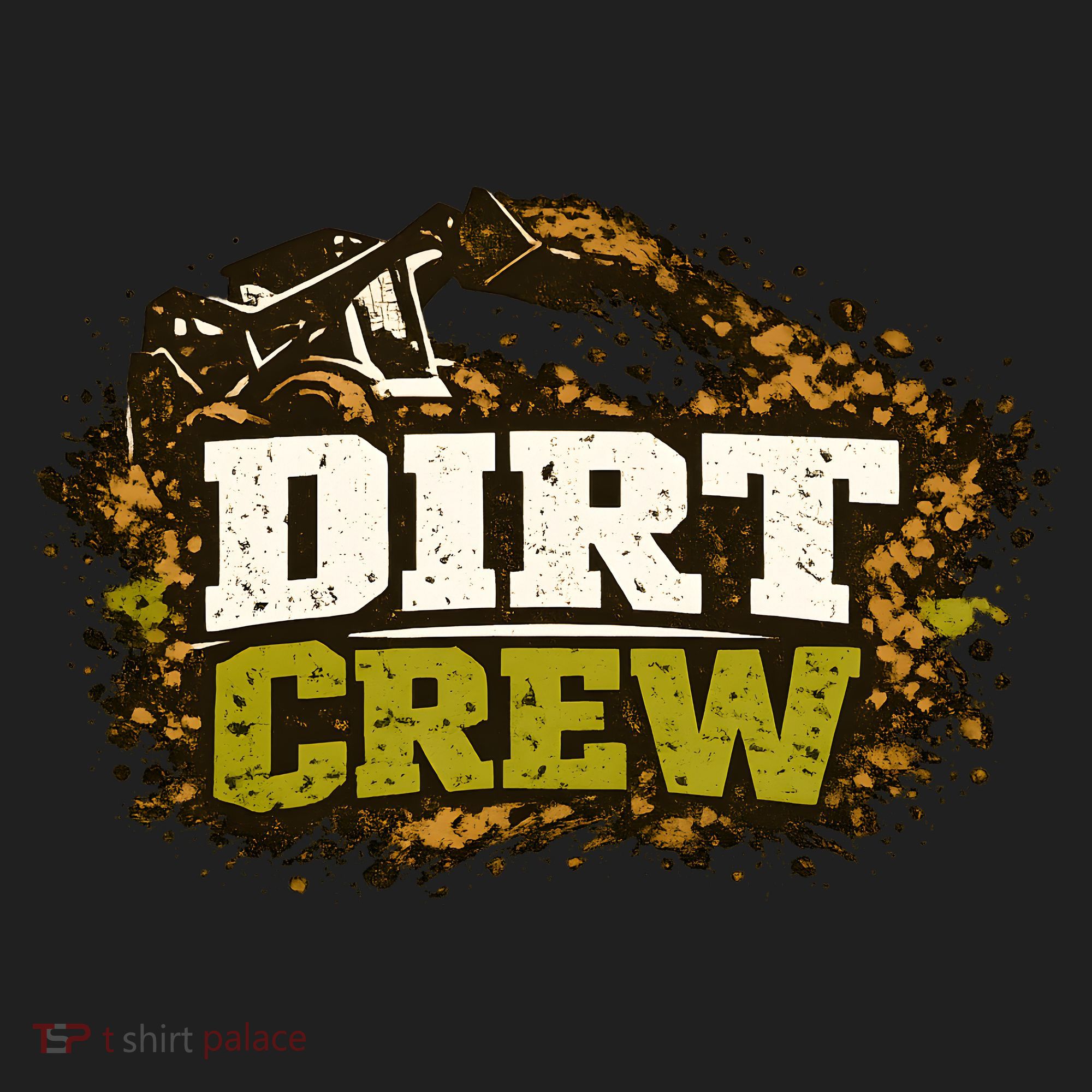 Dirt Crew Lawncare Landscape Business Logo Beanie