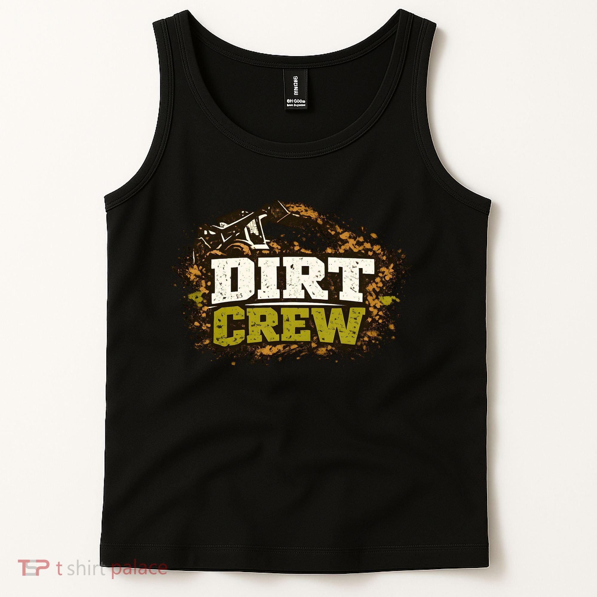 Dirt Crew Lawncare Landscape Business Logo Tank Top