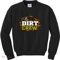 Dirt Crew Lawncare Landscape Business Logo Kids Sweatshirt thumb 0
