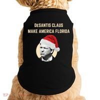 Desantis Claus Make America Florida Christmas Doggie Tank thumb 0