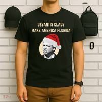 Desantis Claus Make America Florida Christmas T-Shirt thumb 6