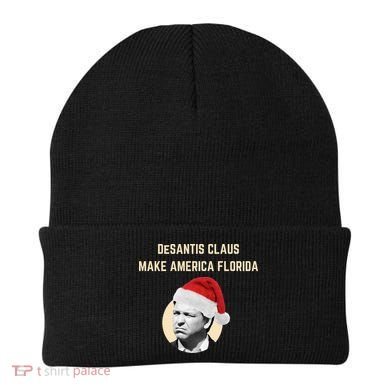 Desantis Claus Make America Florida Christmas Beanie
