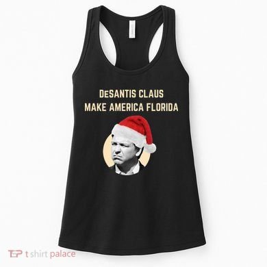 Desantis Claus Make America Florida Christmas Women's Tank Top
