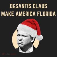 Desantis Claus Make America Florida Christmas Hat thumb 2