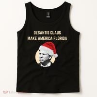 Desantis Claus Make America Florida Christmas Tank Top thumb 2