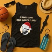 Desantis Claus Make America Florida Christmas Tank Top thumb 4
