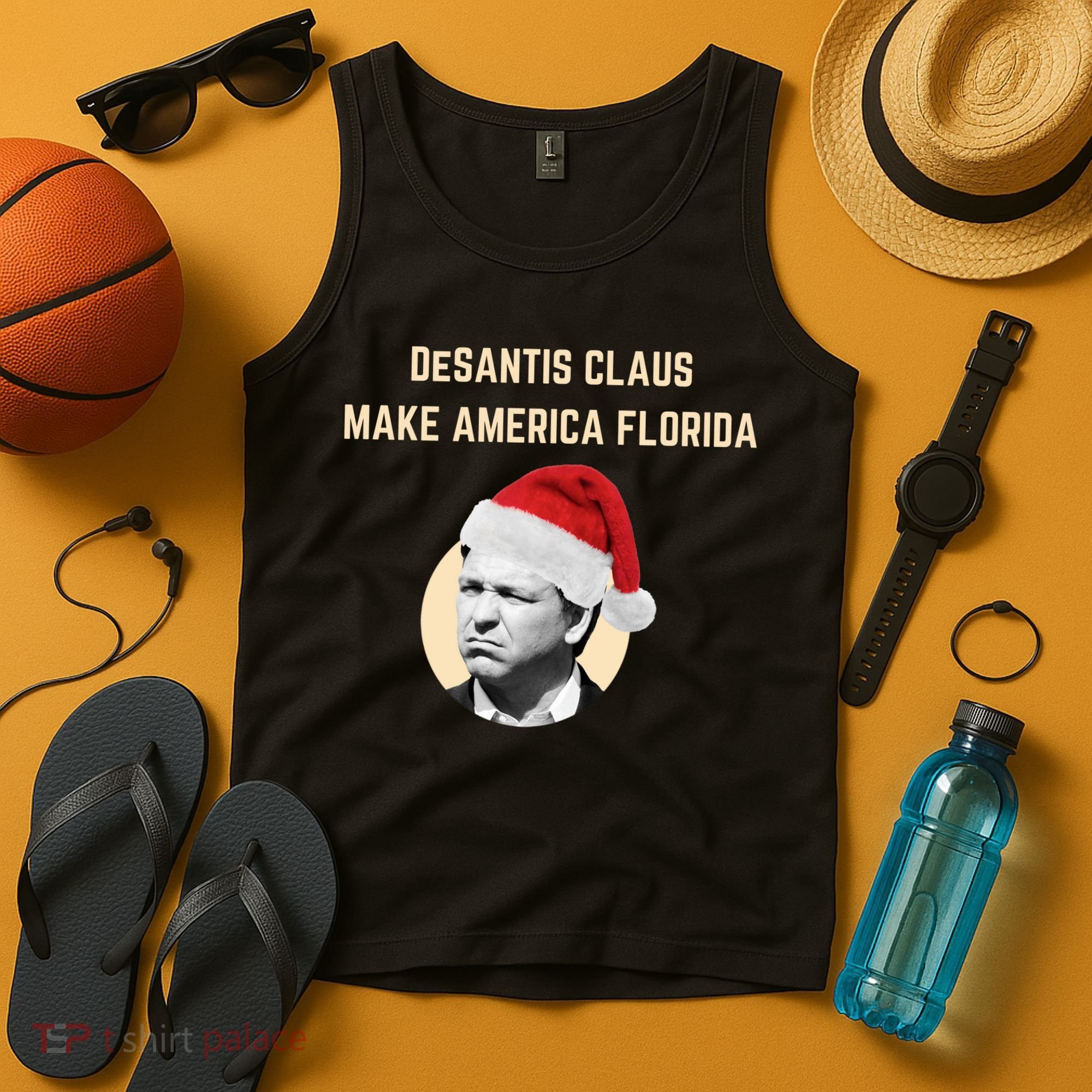 Desantis Claus Make America Florida Christmas Tank Top