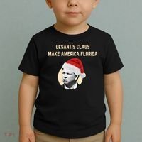 Desantis Claus Make America Florida Christmas Toddler T-Shirt thumb 2