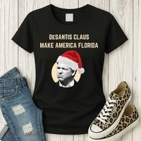 Desantis Claus Make America Florida Christmas Women's T-Shirt thumb 3