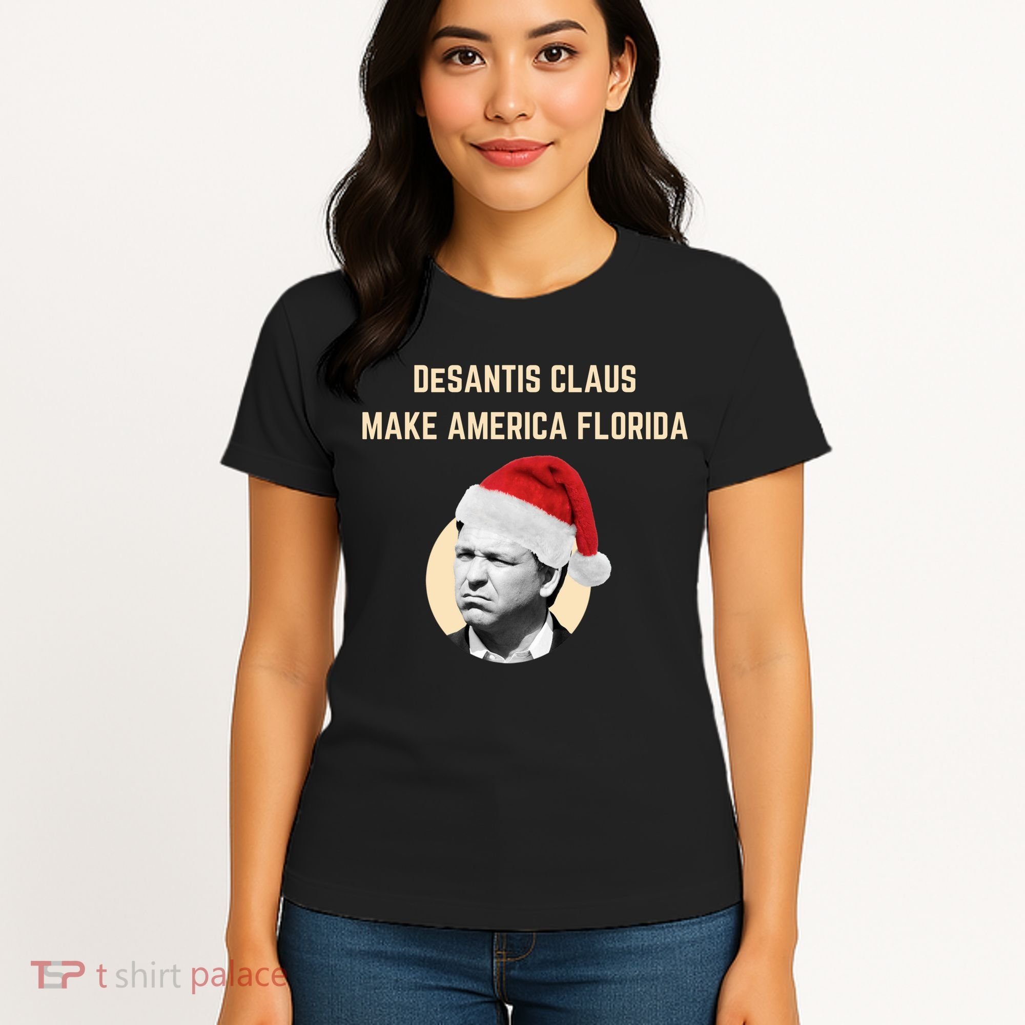 Desantis Claus Make America Florida Christmas Women's T-Shirt
