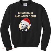 Desantis Claus Make America Florida Christmas Kids Sweatshirt thumb 0