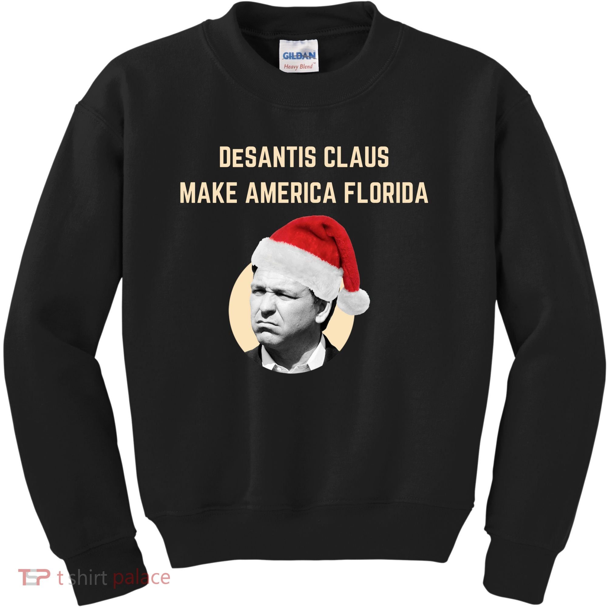 Desantis Claus Make America Florida Christmas Kids Sweatshirt