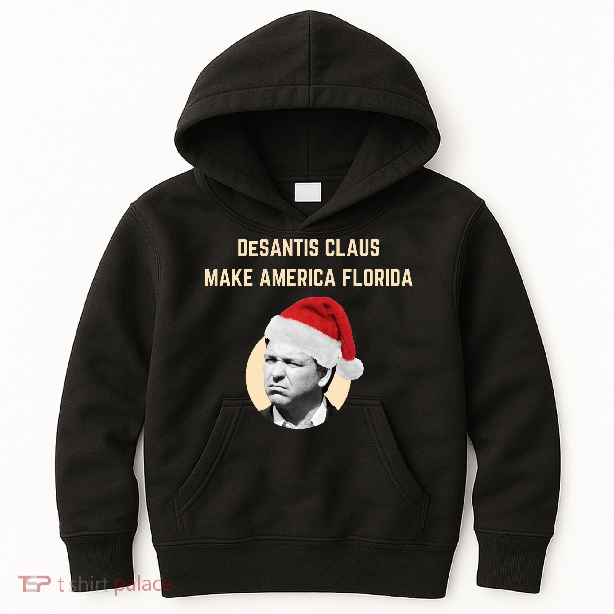 Desantis Claus Make America Florida Christmas Kids Hoodie