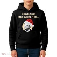 Desantis Claus Make America Florida Christmas Kids Hoodie thumb 4