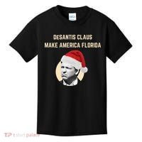 Desantis Claus Make America Florida Christmas Kids T-Shirt thumb 0