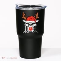 Drums Christmas Music Instrument Band Drummer Rock Xmas Tumbler thumb 0