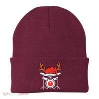 Drums Christmas Music Instrument Band Drummer Rock Xmas Beanie thumb 0
