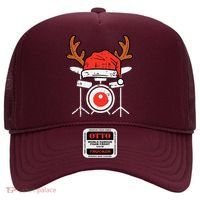 Drums Christmas Music Instrument Band Drummer Rock Xmas Hat thumb 0