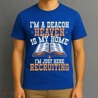 Deacon Church Ministry Church Service Faith Deacon Gift T-Shirt thumb 3