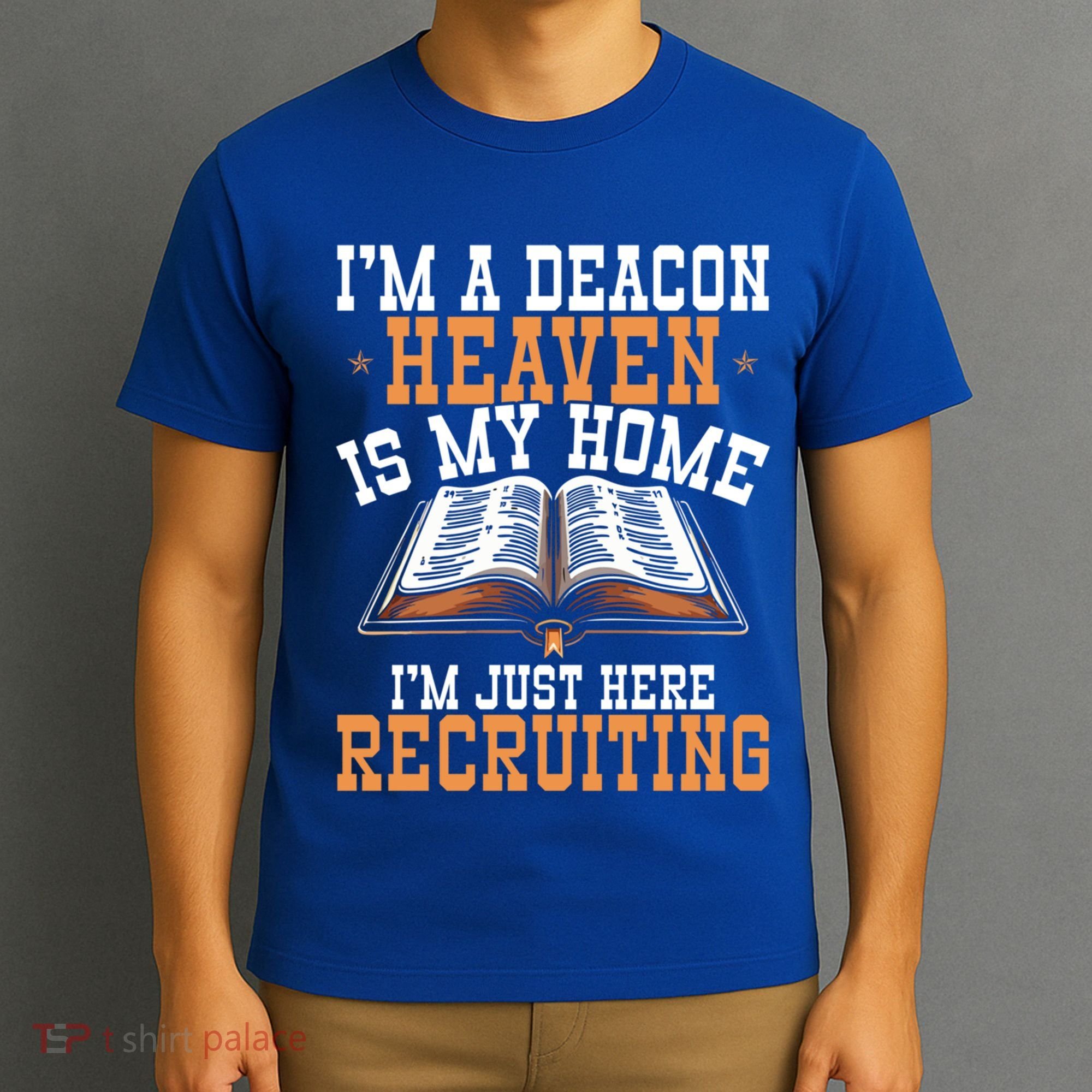 Deacon Church Ministry Church Service Faith Deacon Gift T-Shirt
