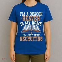 Deacon Church Ministry Church Service Faith Deacon Gift T-Shirt thumb 4