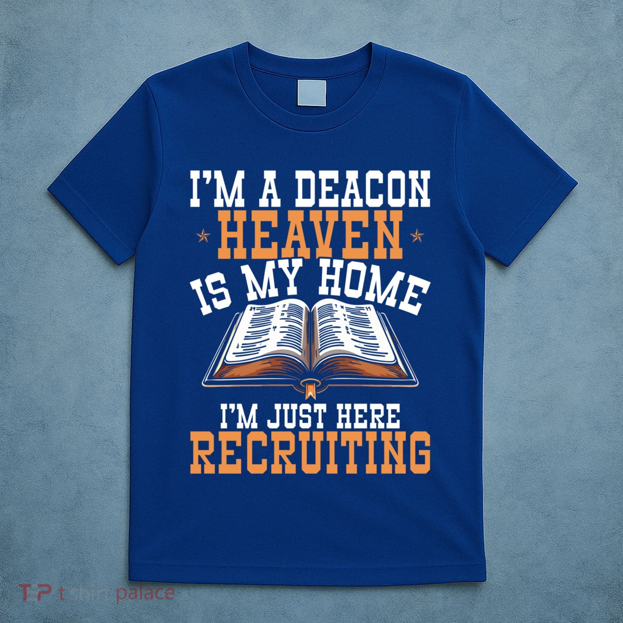 Deacon Church Ministry Church Service Faith Deacon Gift T-Shirt