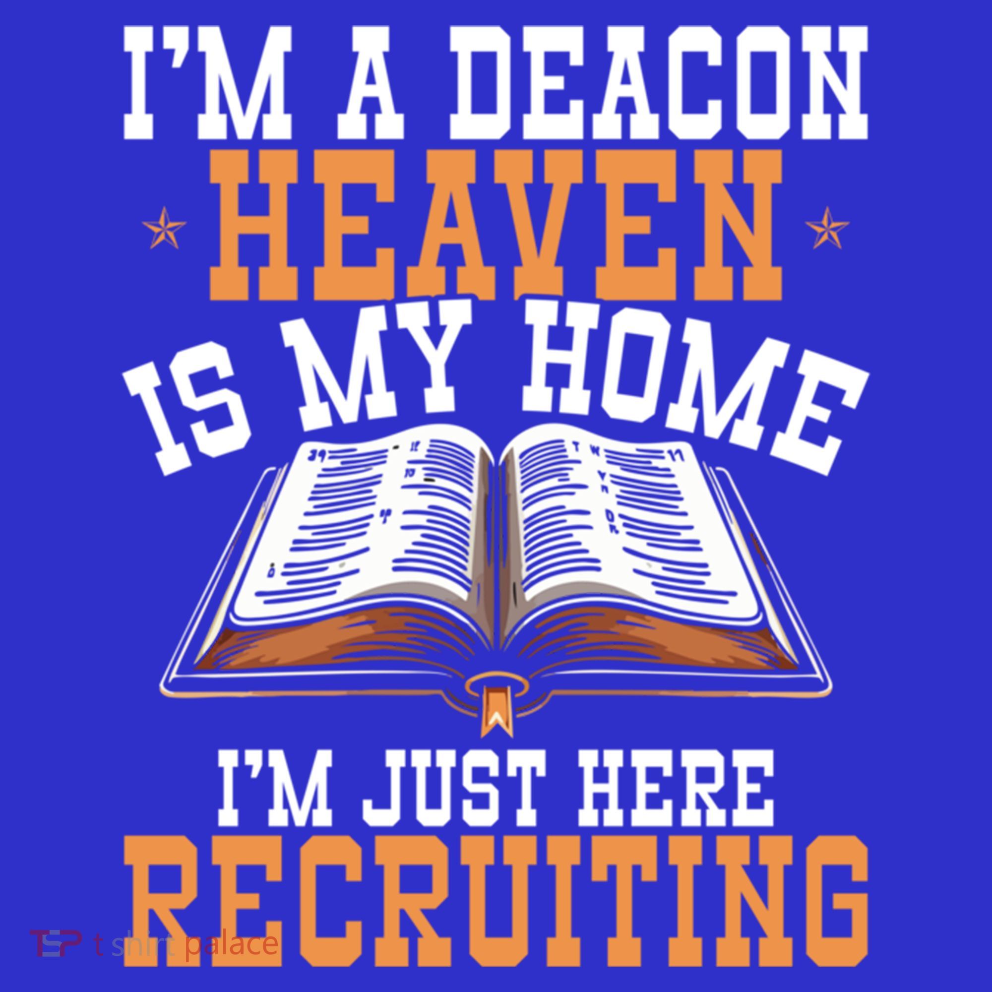 Deacon Church Ministry Church Service Faith Deacon Gift T-Shirt
