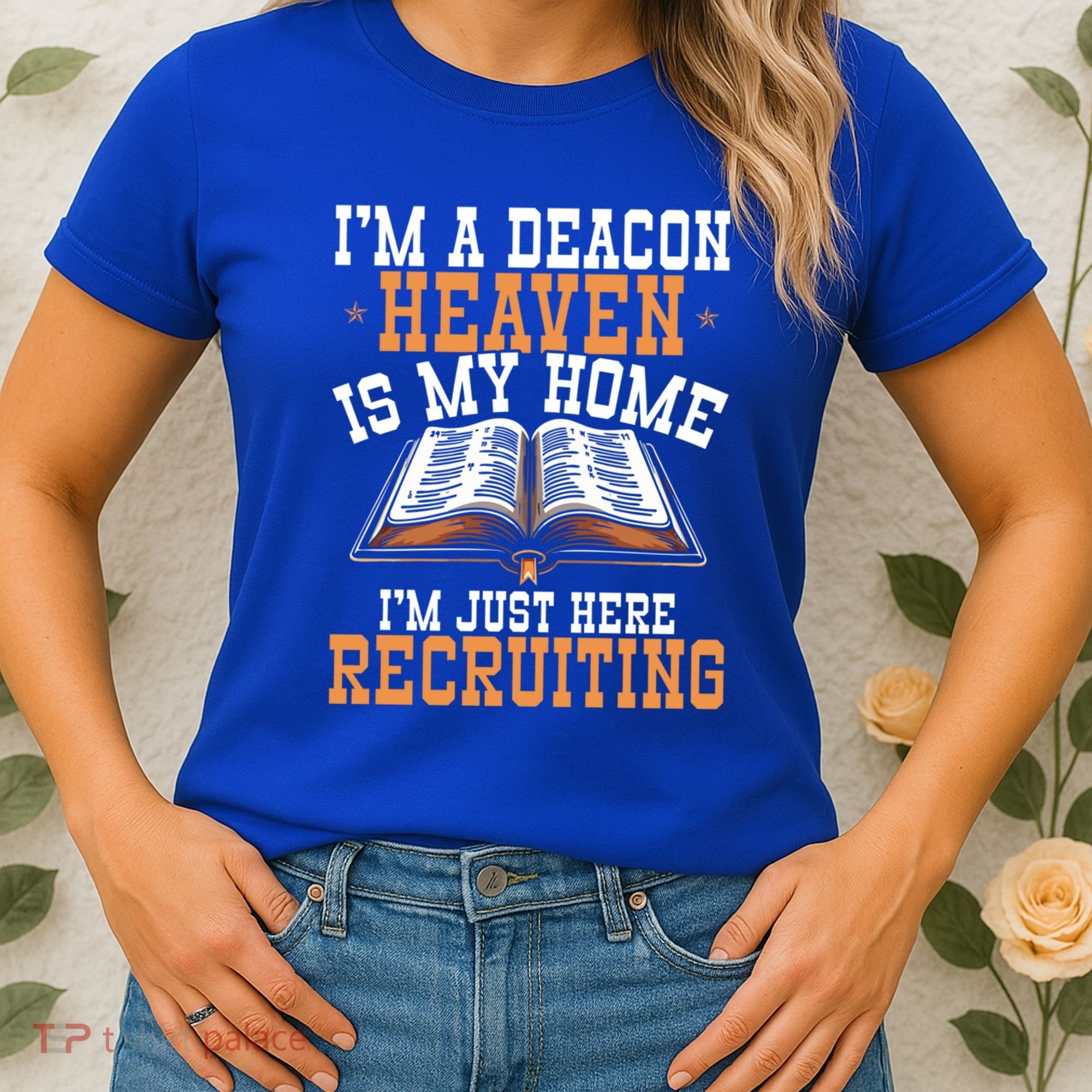 Deacon Church Ministry Church Service Faith Deacon Gift Women's T-Shirt