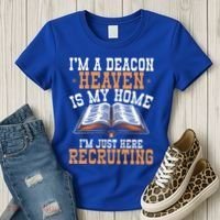 Deacon Church Ministry Church Service Faith Deacon Gift Women's T-Shirt thumb 3