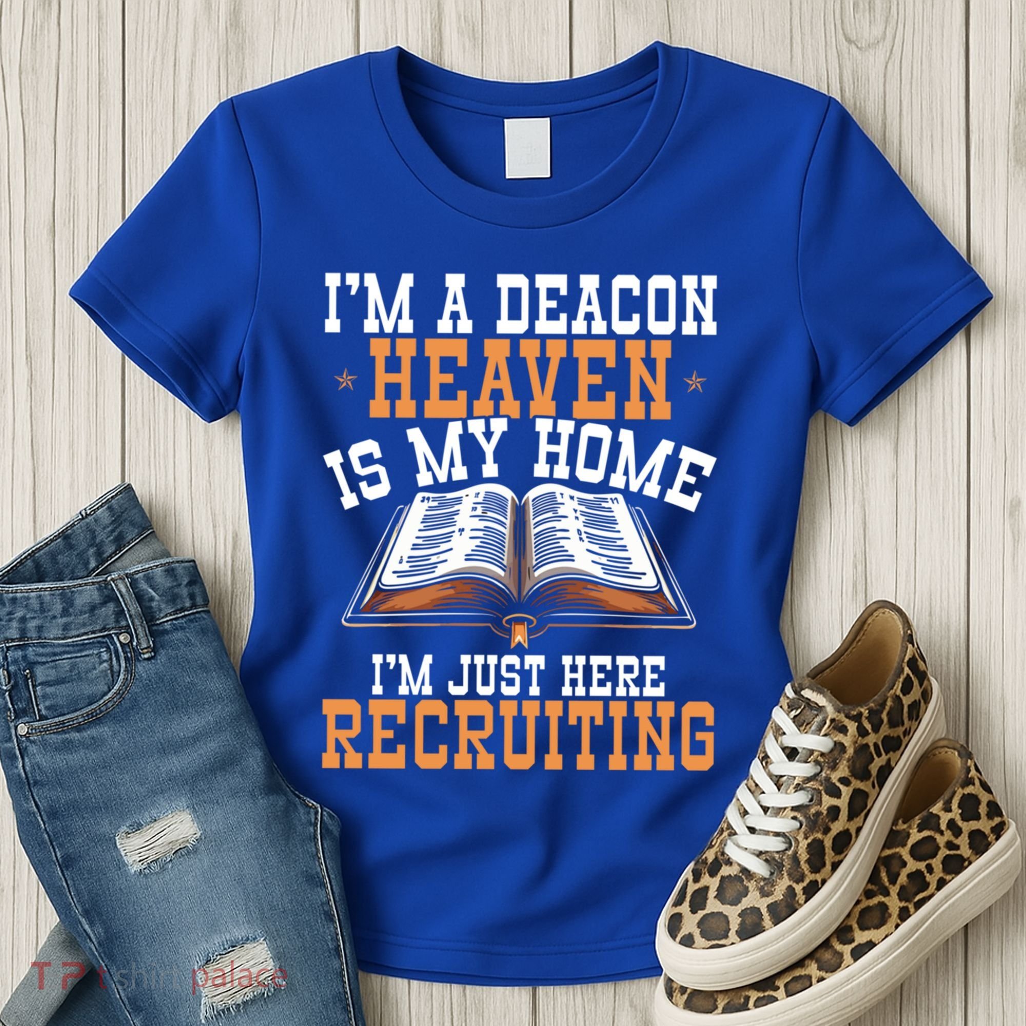 Deacon Church Ministry Church Service Faith Deacon Gift Women's T-Shirt