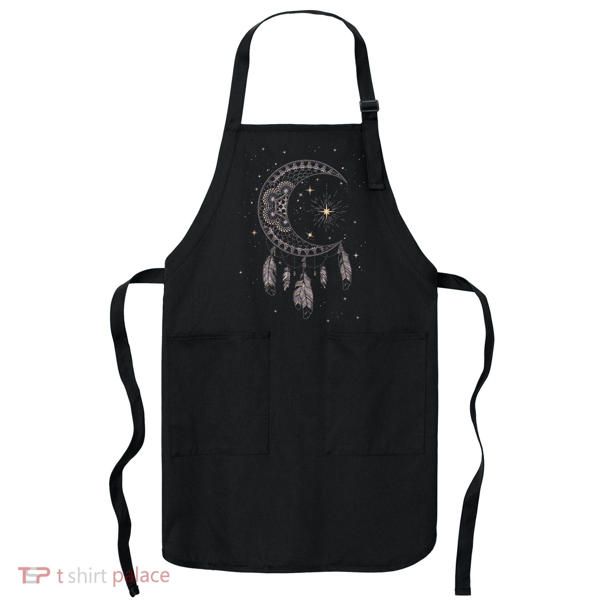 Dream Catcher Moon & Stars Boho Graphic Apron