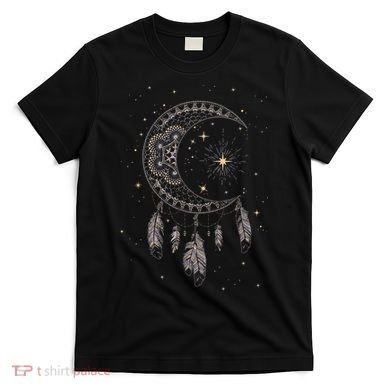 Dream Catcher Moon & Stars Boho Graphic T-Shirt
