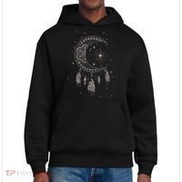 Dream Catcher Moon & Stars Boho Graphic District V.I.T. Heavyweight Hoodie thumb 0