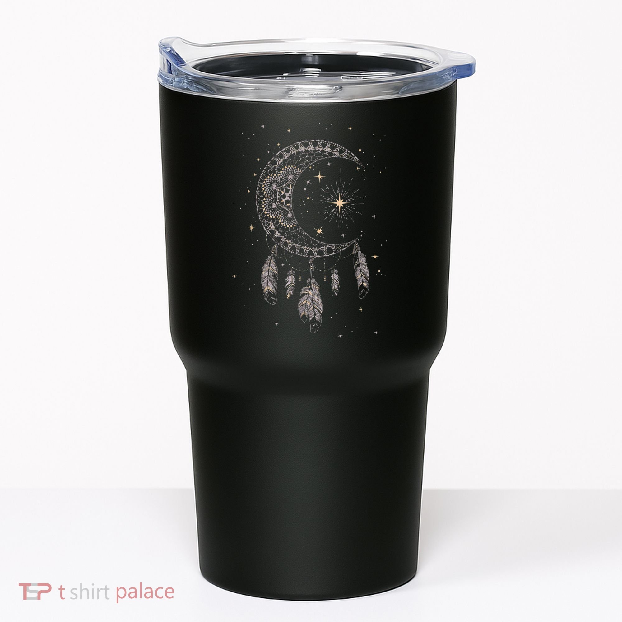 Dream Catcher Moon & Stars Boho Graphic Tumbler